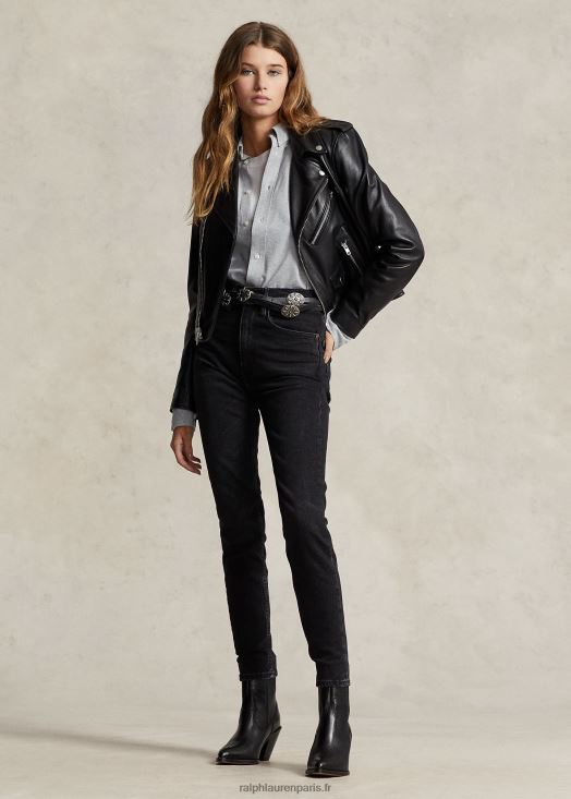 jean skinny taille haute 46T60T3172 femmes Ralph Lauren lavage parker
