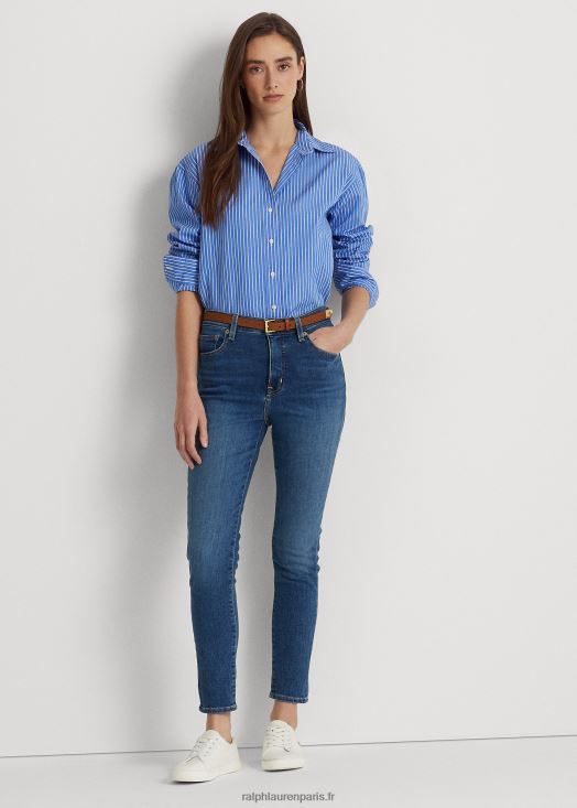 jean skinny à taille haute 46T60T4196 femmes Ralph Lauren lavage hérité - Cliquez sur l'image pour la fermer