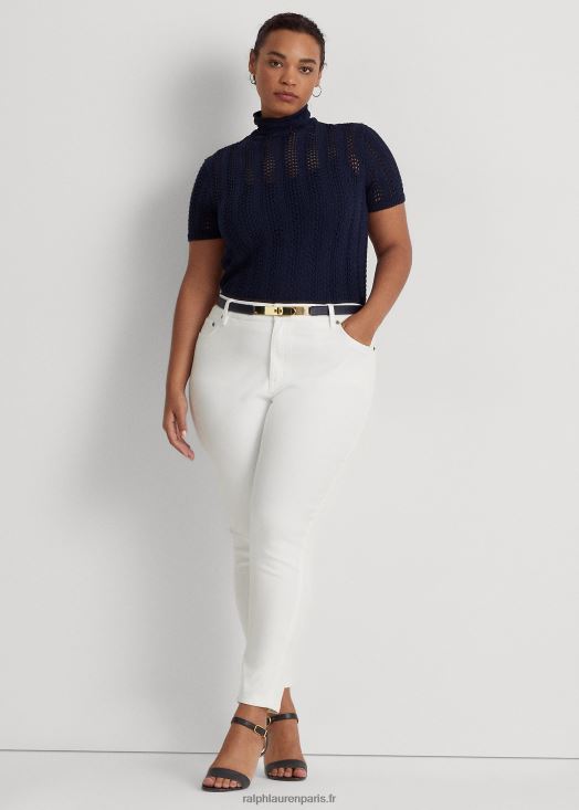 jean skinny à taille haute 46T60T4638 femmes Ralph Lauren lavage blanc - Cliquez sur l'image pour la fermer