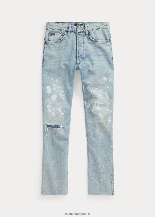 le jean court coupe droite 46T60T2971 femmes Ralph Lauren lavage heisler