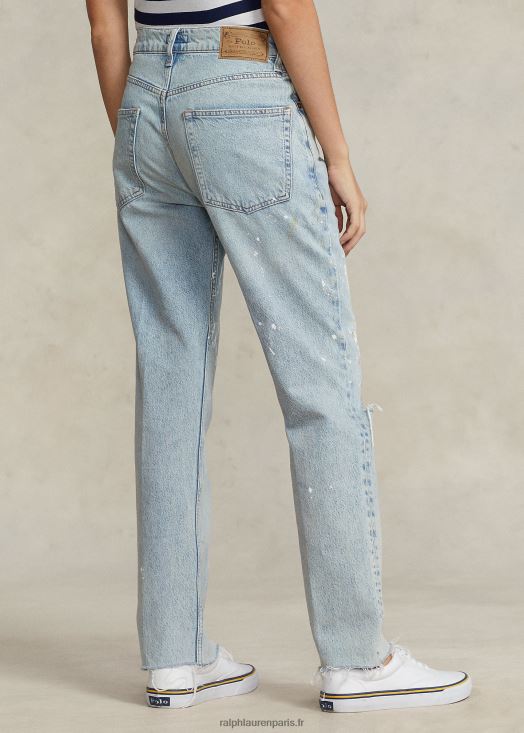 le jean court coupe droite 46T60T2971 femmes Ralph Lauren lavage heisler