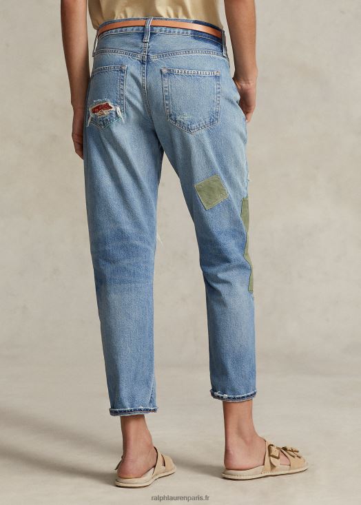 le jean slim fuselé patchwork 46T60T3217 femmes Ralph Lauren