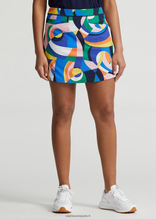 Jupe-short de performance imprimée 17" 46T60T3721 femmes Ralph Lauren résumé de la côte d'azur