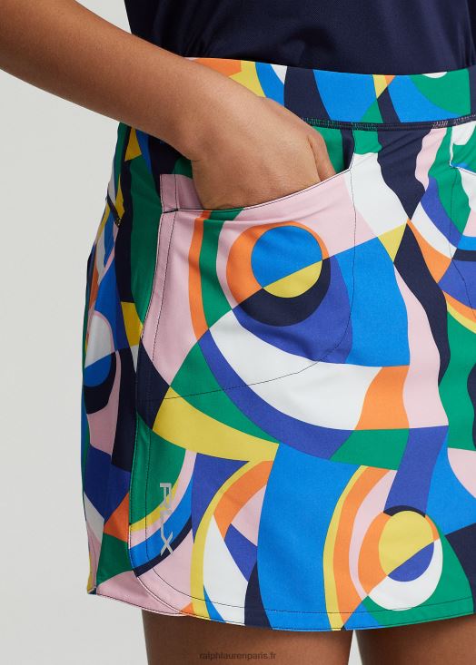 Jupe-short de performance imprimée 17" 46T60T3721 femmes Ralph Lauren résumé de la côte d'azur
