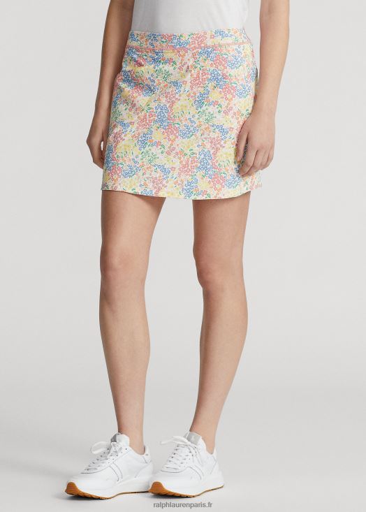 Jupe-short fleurie 17" 46T60T3736 femmes Ralph Lauren pétales de key west