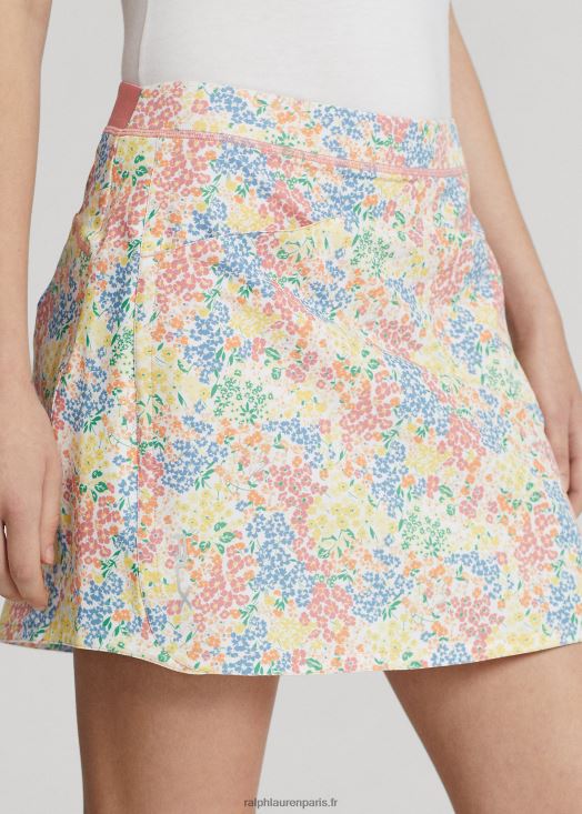 Jupe-short fleurie 17" 46T60T3736 femmes Ralph Lauren pétales de key west