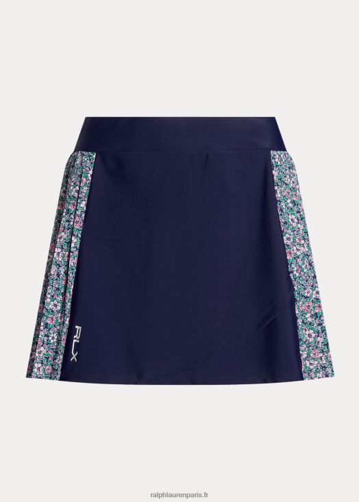 Jupe-short performance 15" à plis latéraux 46T60T9407 femmes Ralph Lauren multi bleu marine raffiné