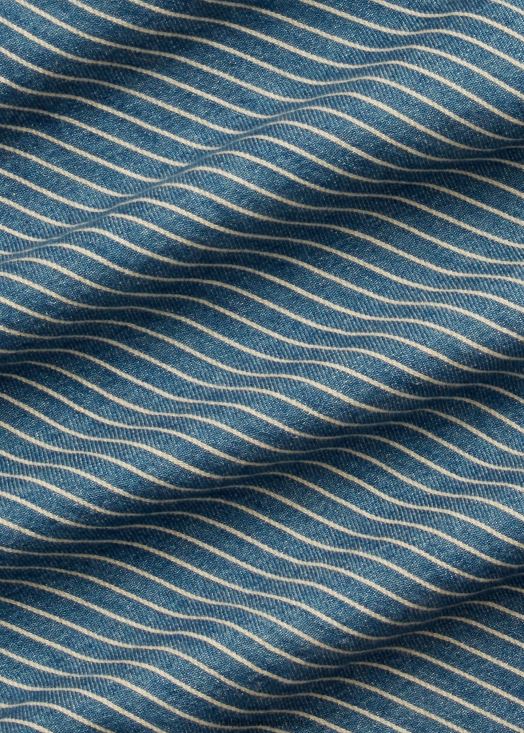 jupe portefeuille en coton et lin à rayures 46T60T3640 femmes Ralph Lauren
