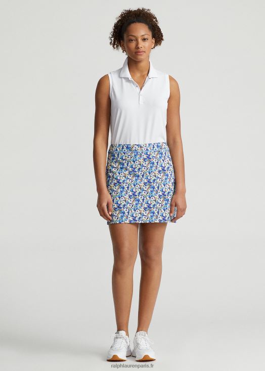jupe-short plissée 46T60T3705 femmes Ralph Lauren pétales côtiers
