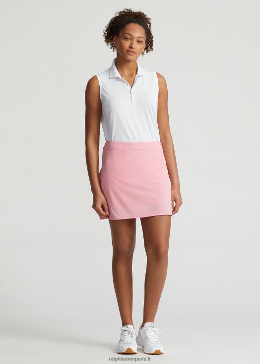 jupe-short plissée dans le dos 46T60T9394 femmes Ralph Lauren Flamant rose