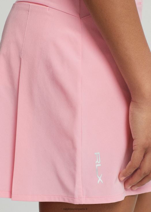 jupe-short plissée dans le dos 46T60T9394 femmes Ralph Lauren Flamant rose