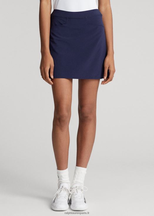 jupe-short plissée dans le dos 46T60T9395 femmes Ralph Lauren marine raffinée