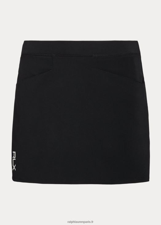 jupe-short plissée quadri-stretch 46T60T3756 femmes Ralph Lauren noir