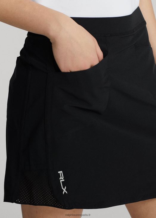 jupe-short stretch perforée 46T60T3693 femmes Ralph Lauren noir