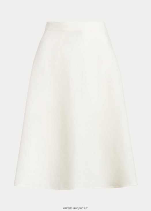 jupe trapèze en lin 46T60T2931 femmes Ralph Lauren névis