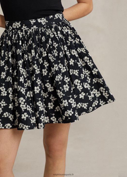 jupe trapèze à fleurs 46T60T2966 femmes Ralph Lauren hibiscus romantique