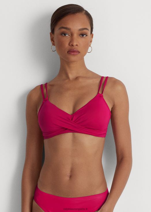 haut de bikini torsadé 46T60T4144 femmes Ralph Lauren orchidée