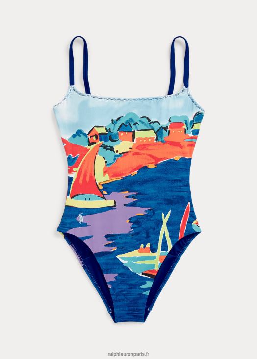 maillot de bain une pièce imprimé 46T60T3297 femmes Ralph Lauren multi