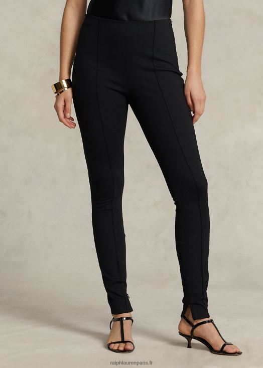 le legging skinny zip latéral 46T60T3173 femmes Ralph Lauren noir