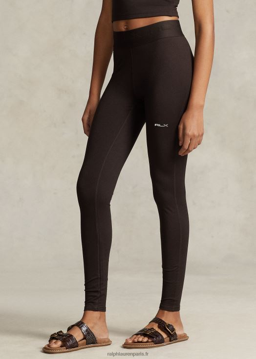 legging stretch à logo répété 46T60T3070 femmes Ralph Lauren marron antique