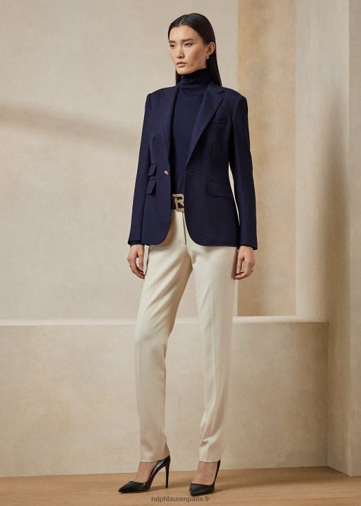 pantalon simone en laine mélangée 46T60T9362 femmes Ralph Lauren crème