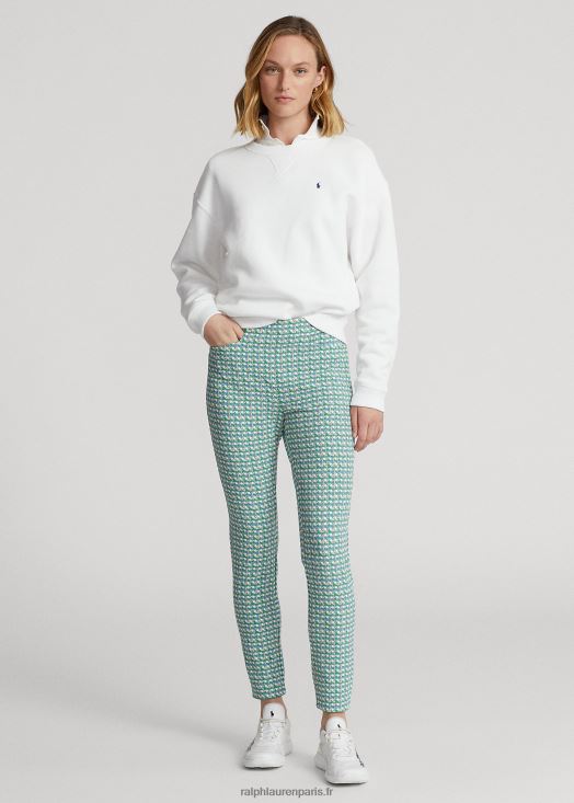 pantalon stretch à motif graphique 46T60T3725 femmes Ralph Lauren osier de printemps - Cliquez sur l'image pour la fermer