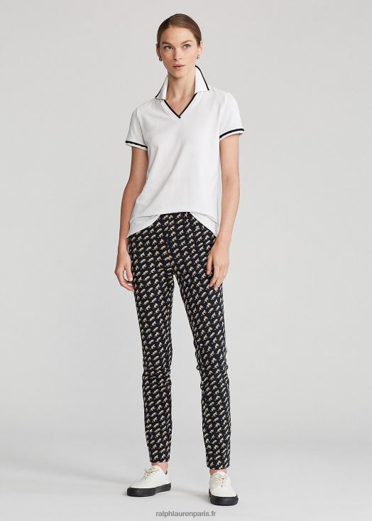 pantalon stretch à motif léopard 46T60T9501 femmes Ralph Lauren léopards de printemps - Cliquez sur l'image pour la fermer