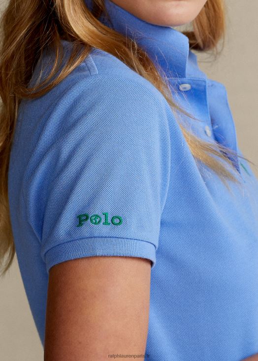 le polo de la terre 46T60T3324 femmes Ralph Lauren bleu de l'île du port