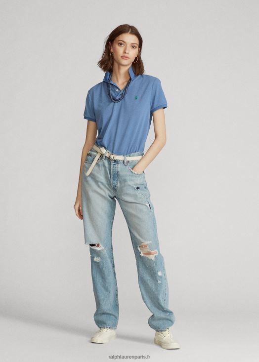 le polo de la terre 46T60T3325 femmes Ralph Lauren bleu de nîmes