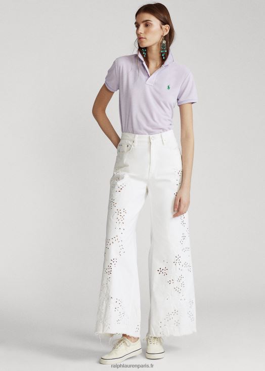 le polo de la terre 46T60T3327 femmes Ralph Lauren violet pastel