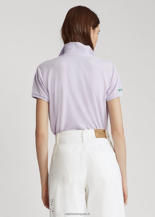 le polo de la terre 46T60T3327 femmes Ralph Lauren violet pastel