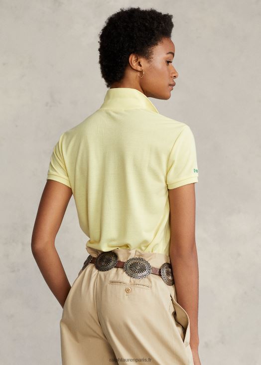 le polo de la terre 46T60T3329 femmes Ralph Lauren jaune bristol