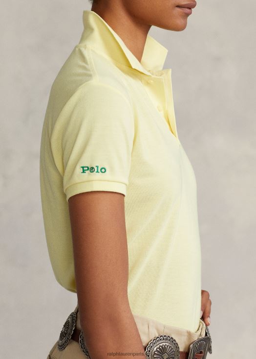 le polo de la terre 46T60T3329 femmes Ralph Lauren jaune bristol