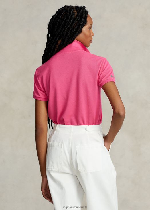 le polo de la terre 46T60T3330 femmes Ralph Lauren rose vif