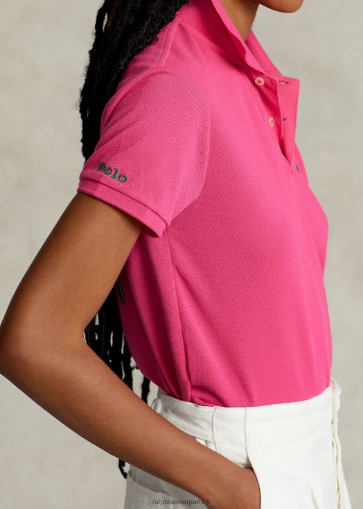 le polo de la terre 46T60T3330 femmes Ralph Lauren rose vif
