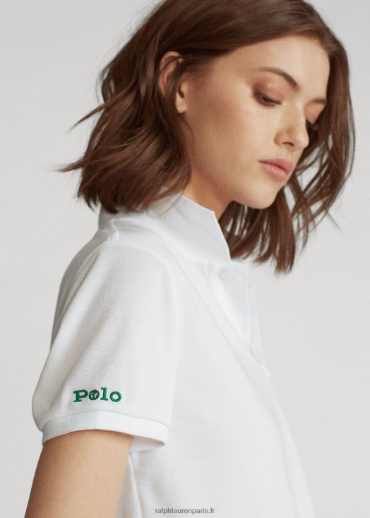 le polo de la terre 46T60T3333 femmes Ralph Lauren en céramique blanche
