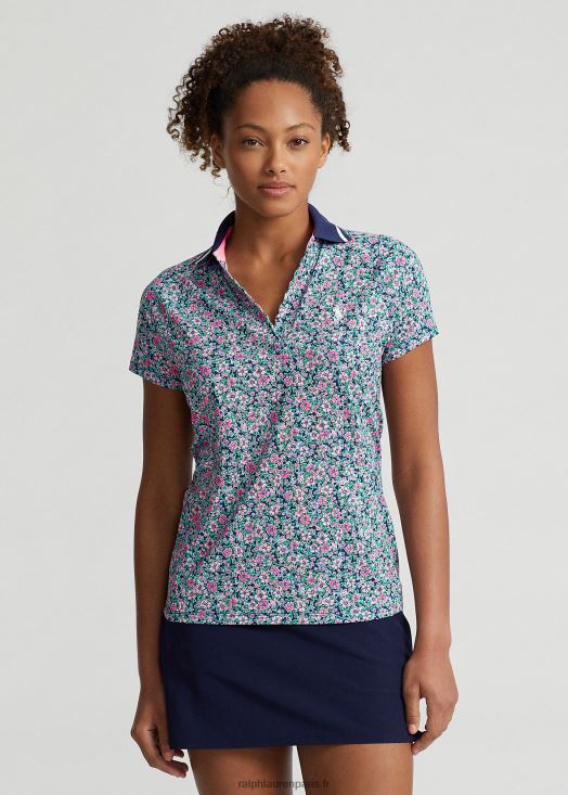 polo ajusté en jersey 46T60T9388 femmes Ralph Lauren préparation botanique - Cliquez sur l'image pour la fermer
