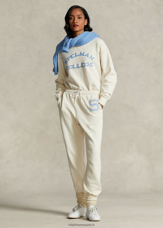le sweat à logo de la collection spelman 46T60T3315 femmes Ralph Lauren crème guide