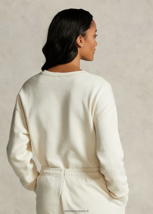 le sweat à logo de la collection spelman 46T60T3315 femmes Ralph Lauren crème guide