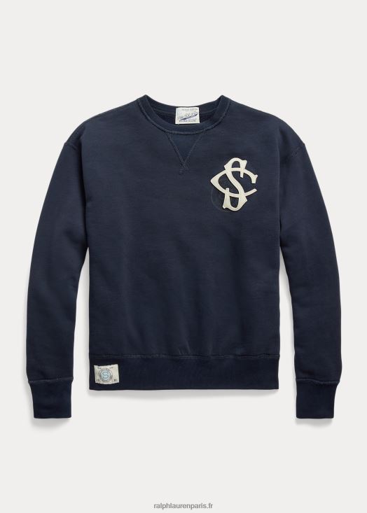 le sweat à patchs de la collection spelman 46T60T3317 femmes Ralph Lauren aviateur marine