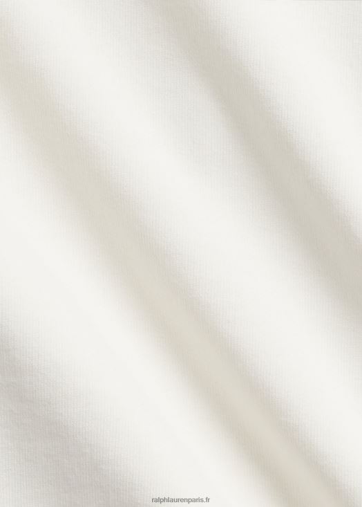 sweat à col rond en molleton à logo 46T60T3612 femmes Ralph Lauren crème de parchemin