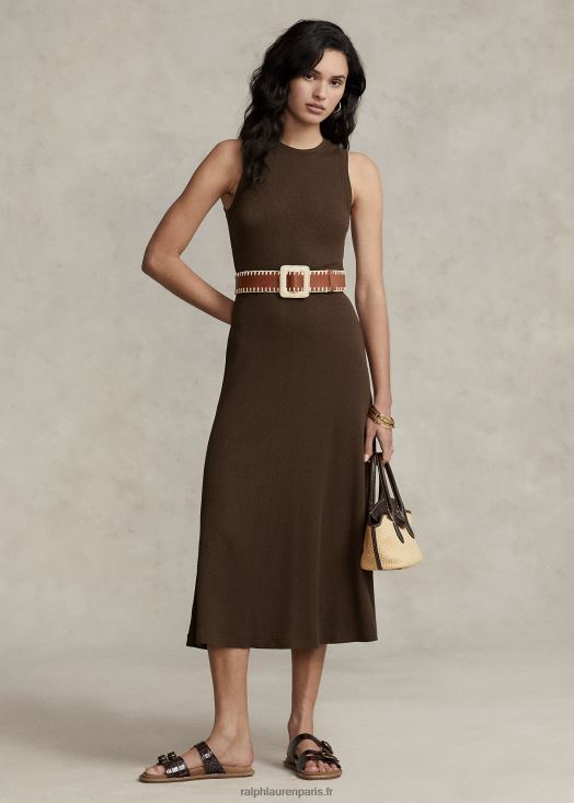 robe sans manches en maille gaufrée stretch 46T60T2940 femmes Ralph Lauren - Cliquez sur l'image pour la fermer