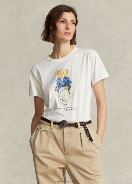 t-shirt polo ours en jersey 46T60T3042 femmes Ralph Lauren névis - Cliquez sur l'image pour la fermer