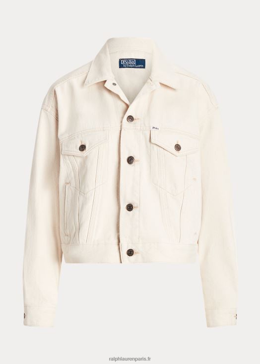 la nouvelle veste de camionneur du projet denim 46T60T3067 femmes Ralph Lauren lavage alsephina