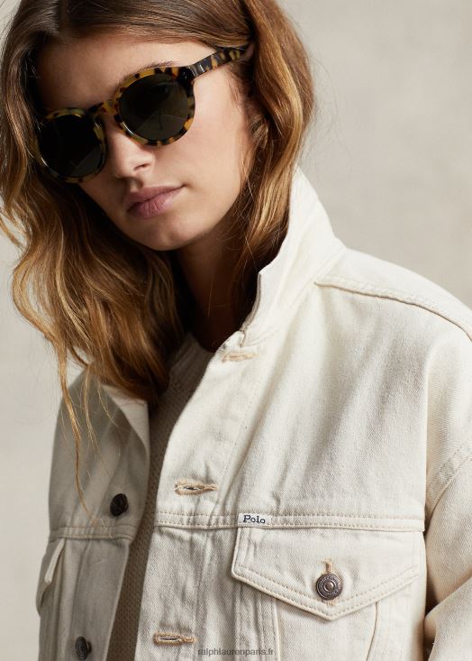la nouvelle veste de camionneur du projet denim 46T60T3067 femmes Ralph Lauren lavage alsephina