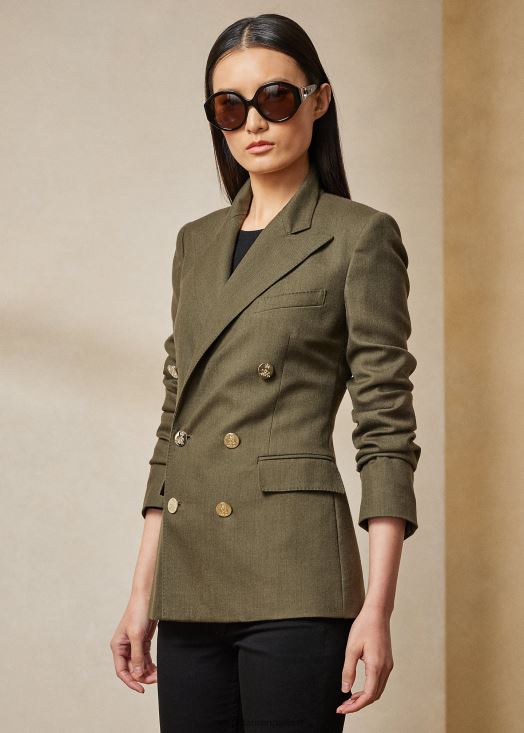 veste en cachemire camden 46T60T3454 femmes Ralph Lauren icône olive - Cliquez sur l'image pour la fermer