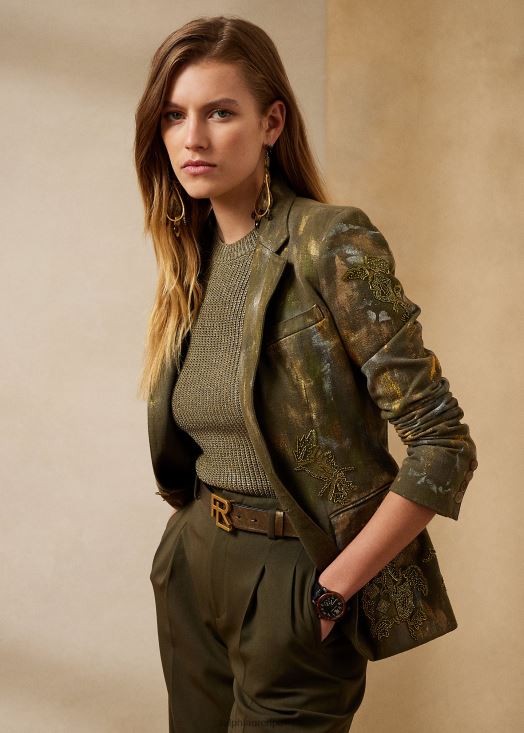 veste en jean picturale calan 46T60T9304 femmes Ralph Lauren nomade pictural olive - Cliquez sur l'image pour la fermer