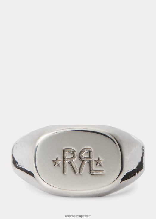 chevalière en argent sterling faite à la main 46T60T8888 Hommes Ralph Lauren argent