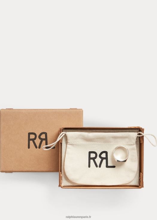 chevalière en argent sterling faite à la main 46T60T8888 Hommes Ralph Lauren argent