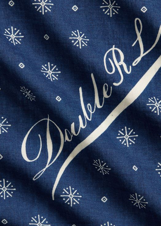 bandana en coton à logo 46T60T5486 Hommes Ralph Lauren indigo/crème